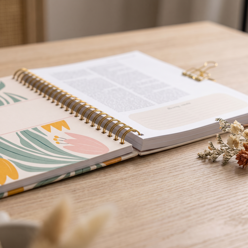 The Bible In A Year: A 52-Week Journey Through God's Word — Spiral-Bound Study Book, 50lb Paper — image 3
