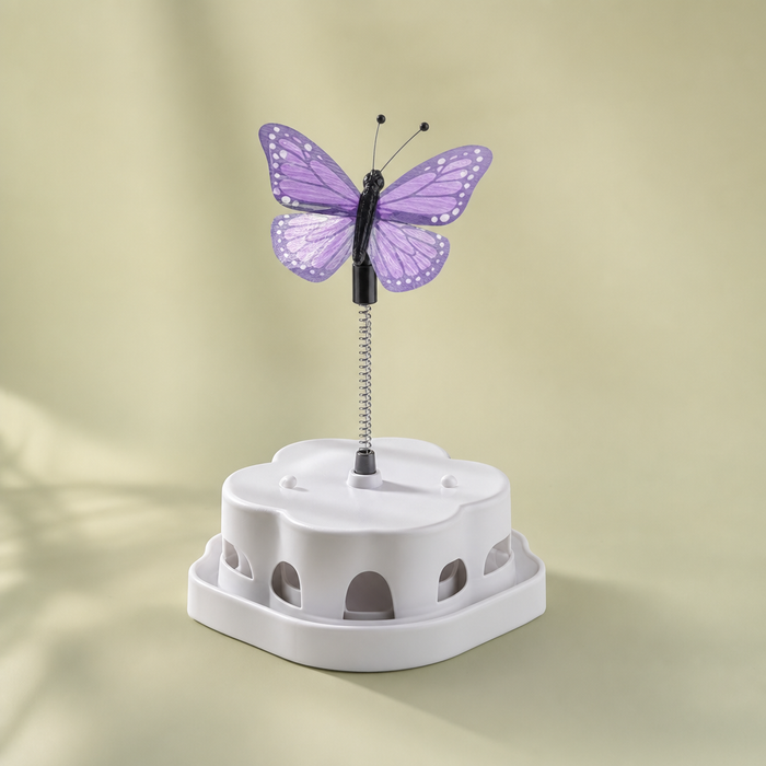 Rotating Butterfly Cat Toy